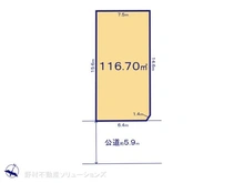 【千葉県/船橋市習志野台】船橋市習志野台5丁目　土地 