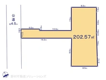 【東京都/武蔵野市吉祥寺北町】武蔵野市吉祥寺北町1丁目　土地 