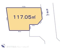 【東京都/東村山市青葉町】東村山市青葉町1丁目　土地 