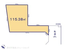 【東京都/東村山市青葉町】東村山市青葉町1丁目　土地 