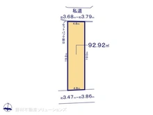 【東京都/杉並区阿佐谷北】杉並区阿佐谷北3丁目　土地 
