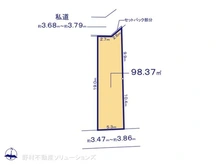 【東京都/杉並区阿佐谷北】杉並区阿佐谷北3丁目　土地 