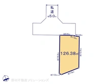 【東京都/東大和市奈良橋】東大和市奈良橋2丁目　土地 