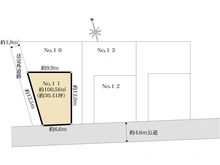 【神奈川県/相模原市中央区淵野辺本町】相模原市中央区淵野辺本町3丁目　売地　No.11 