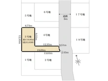 【東京都/立川市西砂町】立川市西砂町1丁目　建築条件付土地　3区画 