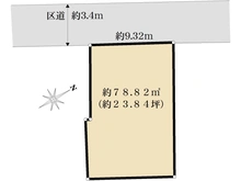 【東京都/目黒区上目黒】上目黒5丁目売地　A区画 