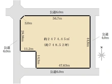 【埼玉県/東松山市美原町】東松山市美原町1丁目　土地 