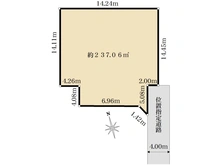 【東京都/大田区中央】大田区中央8丁目　建築条件なし売地 