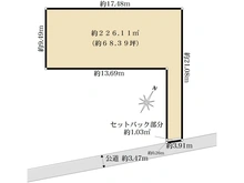 【兵庫県/芦屋市松浜町】【売土地】：芦屋市松浜町 