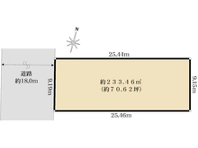 【大阪府/豊中市服部本町】豊中市服部本町四丁目　売土地 