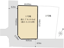 【大阪府/箕面市桜】箕面市桜3丁目　1号地 