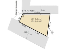 【東京都/葛飾区宝町】葛飾区宝町1丁目　売地 