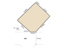 【神奈川県/川崎市中原区木月】神奈川県川崎市中原区木月4丁目 土地 