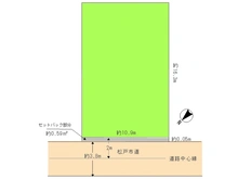 【千葉県/松戸市八ケ崎】松戸市八ケ崎4丁目　土地 