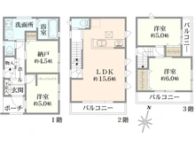 【埼玉県/さいたま市浦和区皇山町】さいたま市浦和区皇山町　戸建 