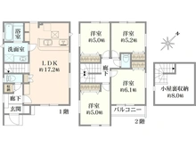 【千葉県/船橋市上山町】船橋市上山町3丁目／新築戸建2号棟 