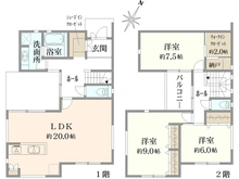 【神奈川県/横浜市港南区日野中央】横浜市港南区日野中央3丁目新築戸建　1号棟　/　全2号棟 