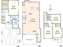 【東京都/世田谷区赤堤】世田谷区赤堤4丁目　新築戸建　B号棟 