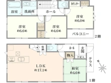 【東京都/西東京市柳沢】西東京市柳沢3丁目　新築戸建2号棟（全3棟） 