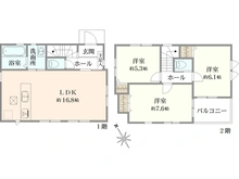 【東京都/西東京市柳沢】西東京市柳沢3丁目　新築戸建3号棟（全3棟） 