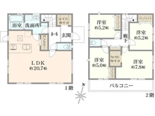 【神奈川県/横浜市金沢区能見台】金沢区能見台三丁目　新築戸建　全1棟 