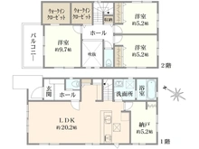 【神奈川県/横浜市栄区長沼町】横浜市栄区長沼町　新築戸建　1号棟/全2棟 