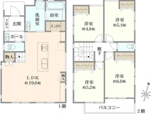 【神奈川県/横浜市青葉区美しが丘西】横浜市青葉区美しが丘西2丁目　新築戸建　E号棟 