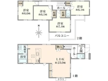 【東京都/国分寺市泉町】国分寺市泉町1丁目 新築戸建 2号棟 