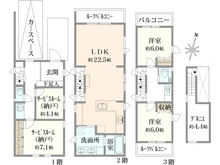 【東京都/杉並区方南】杉並区方南1丁目　新築戸建　B号棟 