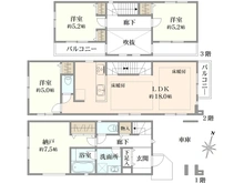 【東京都/江戸川区西小岩】江戸川区西小岩4丁目　新築戸建　C号棟 