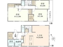 【神奈川県/川崎市宮前区五所塚】五所塚1丁目　新築戸建　3号棟 