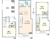 【神奈川県/川崎市高津区新作】高津区新作6丁目 新築戸建 