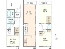 【神奈川県/川崎市川崎区観音】川崎市川崎区観音1丁目 新築戸建 A号棟 