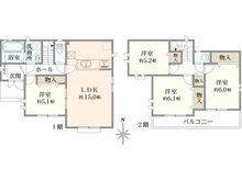 【東京都/東村山市野口町】東村山市野口町4丁目　新築戸建て　1-E号棟 