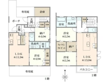 【東京都/府中市浅間町】府中市浅間町4丁目　二世帯住宅（完全分離型） 