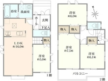 【神奈川県/横浜市戸塚区汲沢】横浜市戸塚区汲沢7丁目　新築戸建2号棟 