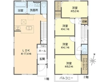 【大阪府/箕面市外院】箕面市外院1期1号棟 