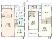 【神奈川県/横浜市青葉区柿の木台】青葉区柿の木台　新築戸建　2号棟 