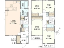 【神奈川県/横浜市緑区長津田】緑区長津田2丁目　新築戸建　A号棟 