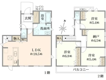 【神奈川県/横浜市緑区長津田】緑区長津田2丁目　新築戸建　H号棟 