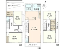 【東京都/西東京市富士町】西東京市富士町6丁目新築戸建　2号棟 