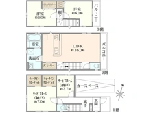 【東京都/西東京市富士町】西東京市富士町6丁目新築戸建　3号棟 