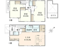 【東京都/葛飾区東金町】葛飾区東金町7丁目戸建　1号棟 