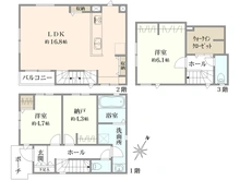 【東京都/足立区江北】足立区江北3丁目　戸建　2号棟 