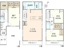 【東京都/足立区江北】足立区江北3丁目　戸建　6号棟 