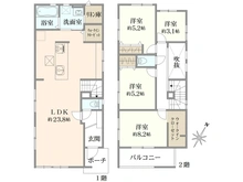 【埼玉県/さいたま市見沼区堀崎町】さいたま市見沼区堀崎町　新築戸建1号棟 