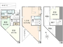 【東京都/中野区上高田】中野区上高田1丁目　戸建 