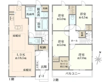 【東京都/練馬区石神井町】練馬区石神井町8丁目新築戸建・1号地 