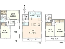 【東京都/足立区竹の塚】足立区竹の塚4丁目　新築戸建5号棟 