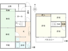 【京都府/京都市北区紫竹高縄町】京都市北区紫竹高縄町　中古テラスハウス 